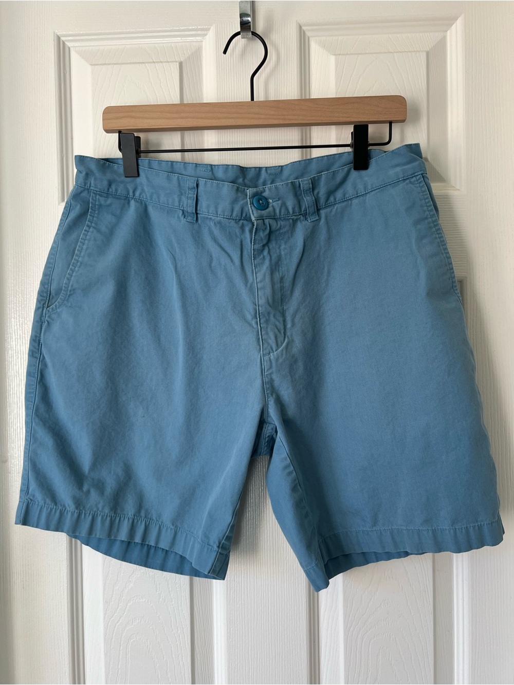 Patagonia Men's Casual Organic Cotton Shorts - Blue Size 34